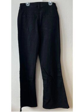 Industry Womens Black Flared Pants Size 29 Cotton-Blend New With Tags